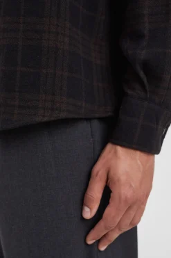 Algot Relaxed Wool Check Shirt