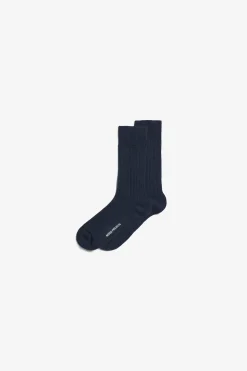 Bjarki Cashmere Wool Blend Rib Sock