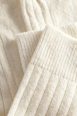 Bjarki Cashmere Wool Blend Rib Sock