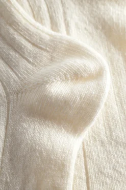 Bjarki Cashmere Wool Blend Rib Sock