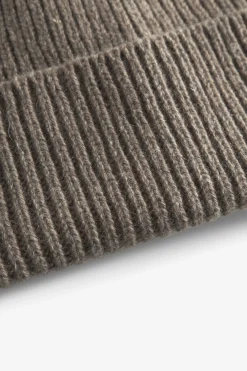 Cashmere Rib Beanie