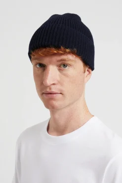 Cashmere Rib Beanie