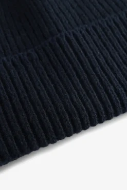 Cashmere Rib Beanie