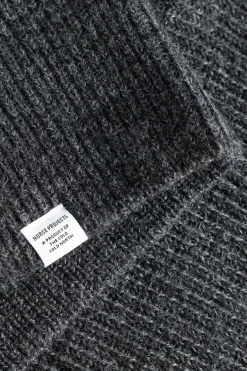 Hagen Wool Cotton Rib Full Zip Jacket