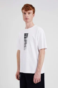 Holger Organic Interlock Tower Print T-Shirt