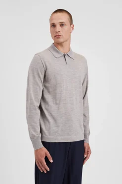 Jon Tech Merino LS Polo