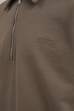 Ketel Relaxed Organic NORSE Logo Half Zip