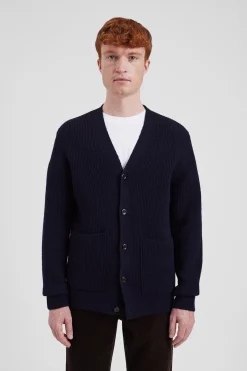 Loki Wool Cotton Rib Cardigan