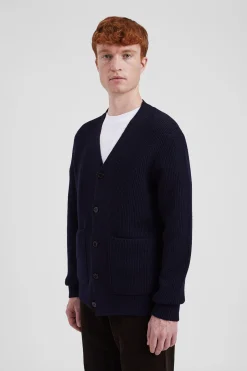 Loki Wool Cotton Rib Cardigan