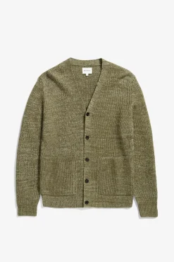 Loki Wool Cotton Rib Cardigan