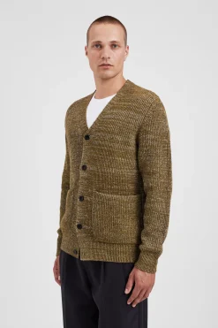 Loki Wool Cotton Rib Cardigan