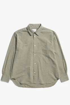 Mo Oversized Striped Shirt