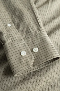 Mo Oversized Striped Shirt