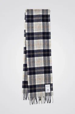 Moon Checked Lambswool Scarf