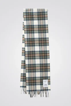 Moon Checked Lambswool Scarf