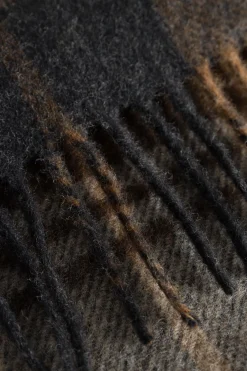 Moon Checked Merino Lambswool Scarf