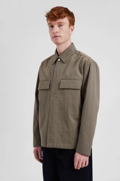 Pelle Fine Broken Twill Overshirt