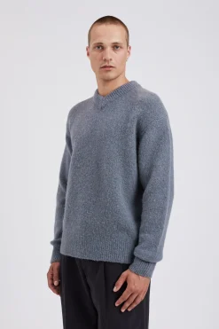 Rasmus Relaxed Brushed V-Neck Sweater