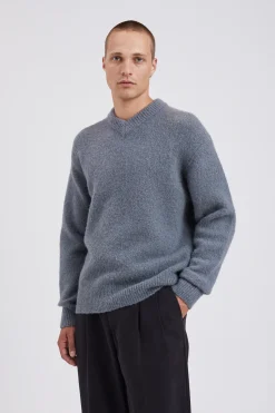Rasmus Relaxed Brushed V-Neck Sweater