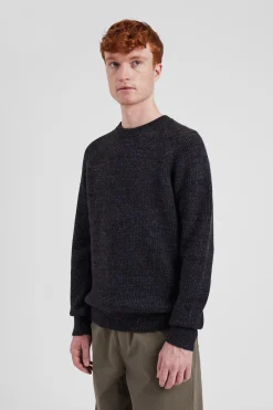 Roald Wool Cotton Rib Sweater