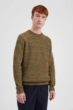 Roald Wool Cotton Rib Sweater