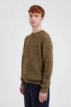 Roald Wool Cotton Rib Sweater