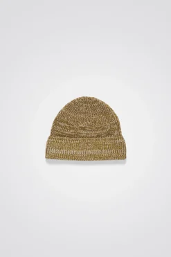 Wool Cotton Rib Beanie